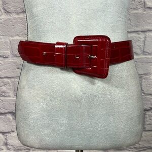 Axcess Vintage Avant Faux Croc Embossed Belt